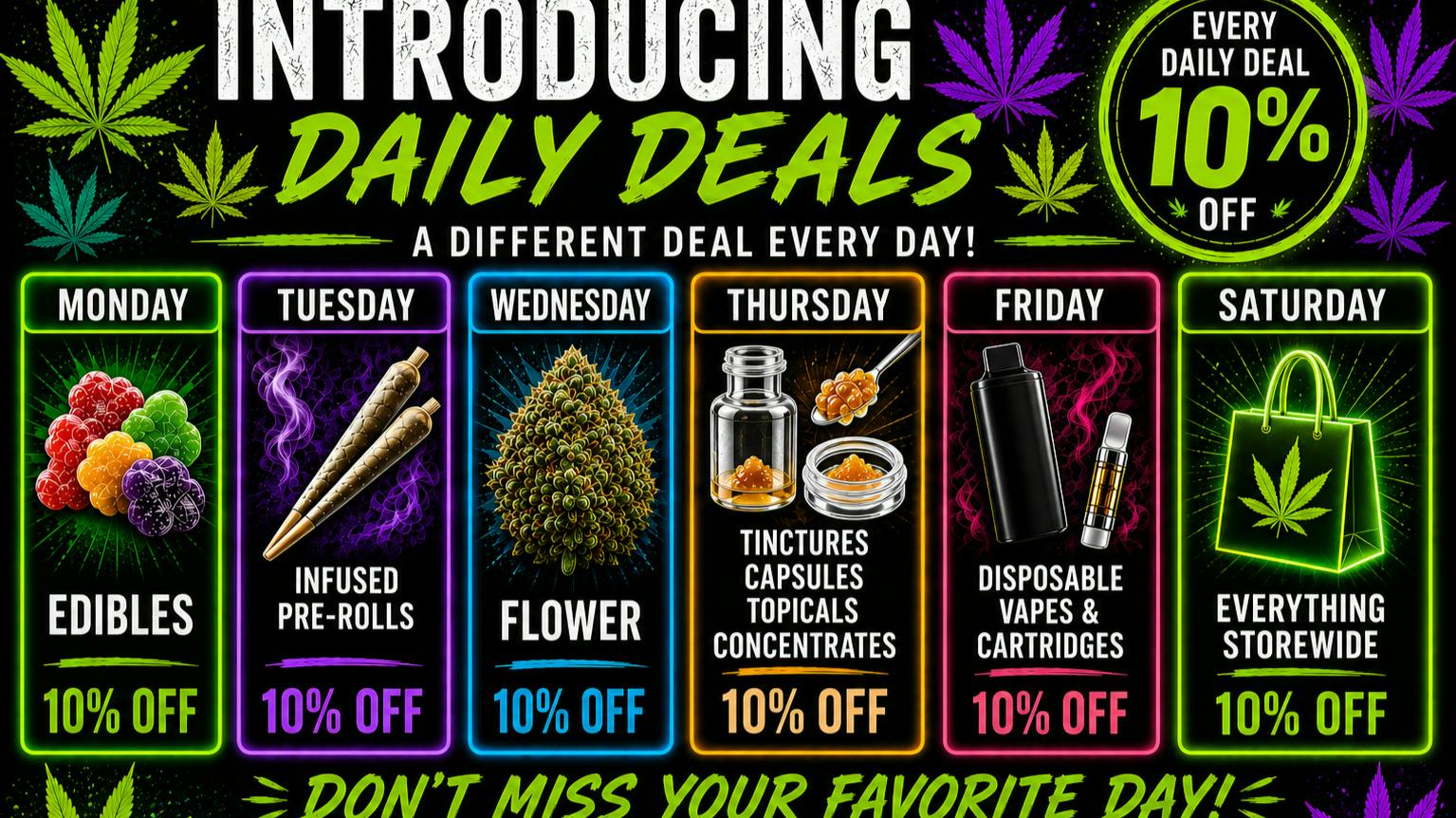 Blue Collar Criminals Introducing DAILY DEALS 10% off every day!!