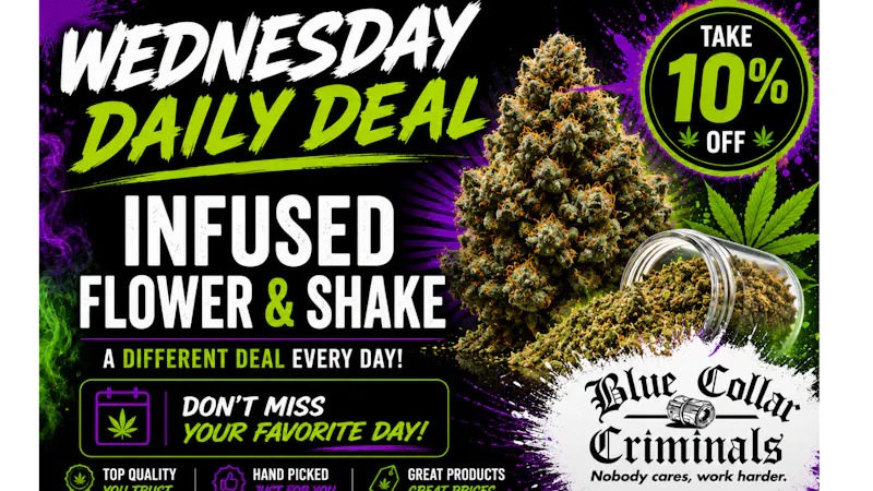 Blue Collar Criminals 🌿Wednesday: Flower Power 10% OFF!!