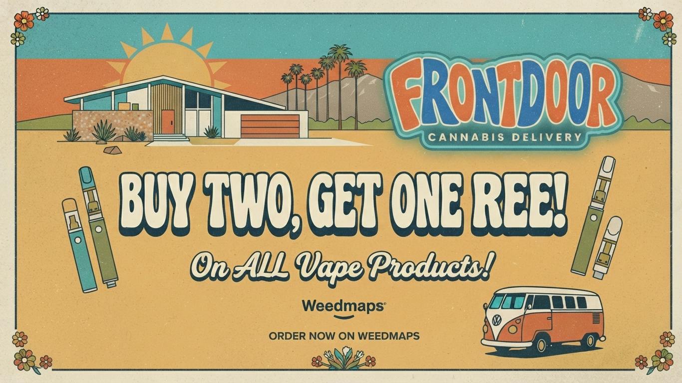 Front Door Delivery - Palm Springs BUY TWO GET ONE