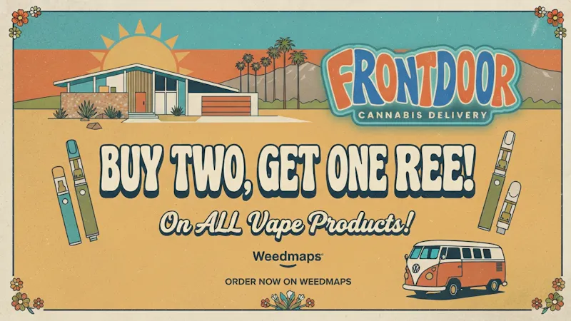 Front Door Delivery - Palm Springs BUY TWO GET ONE