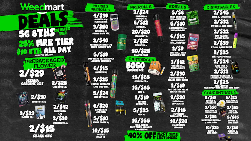 Weedmart - Hamtramck - Detroit 🔥THE ACTUAL BEST DEALS IN DETROIT 🔥