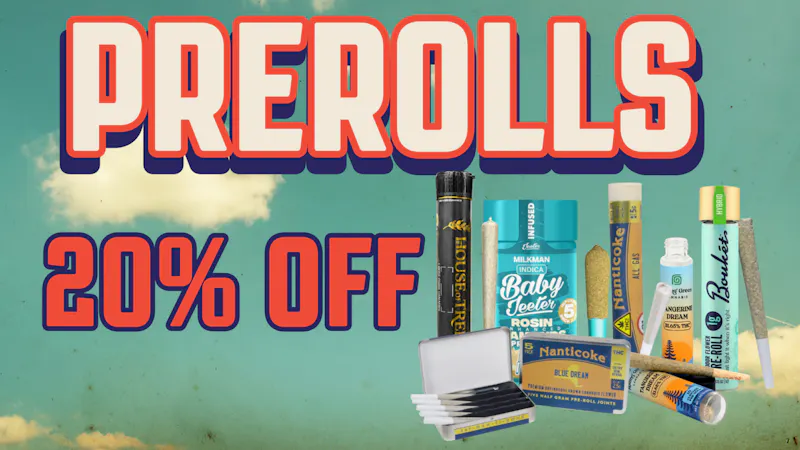 Carry-On Cannabis NY 20% Off All Prerolls
