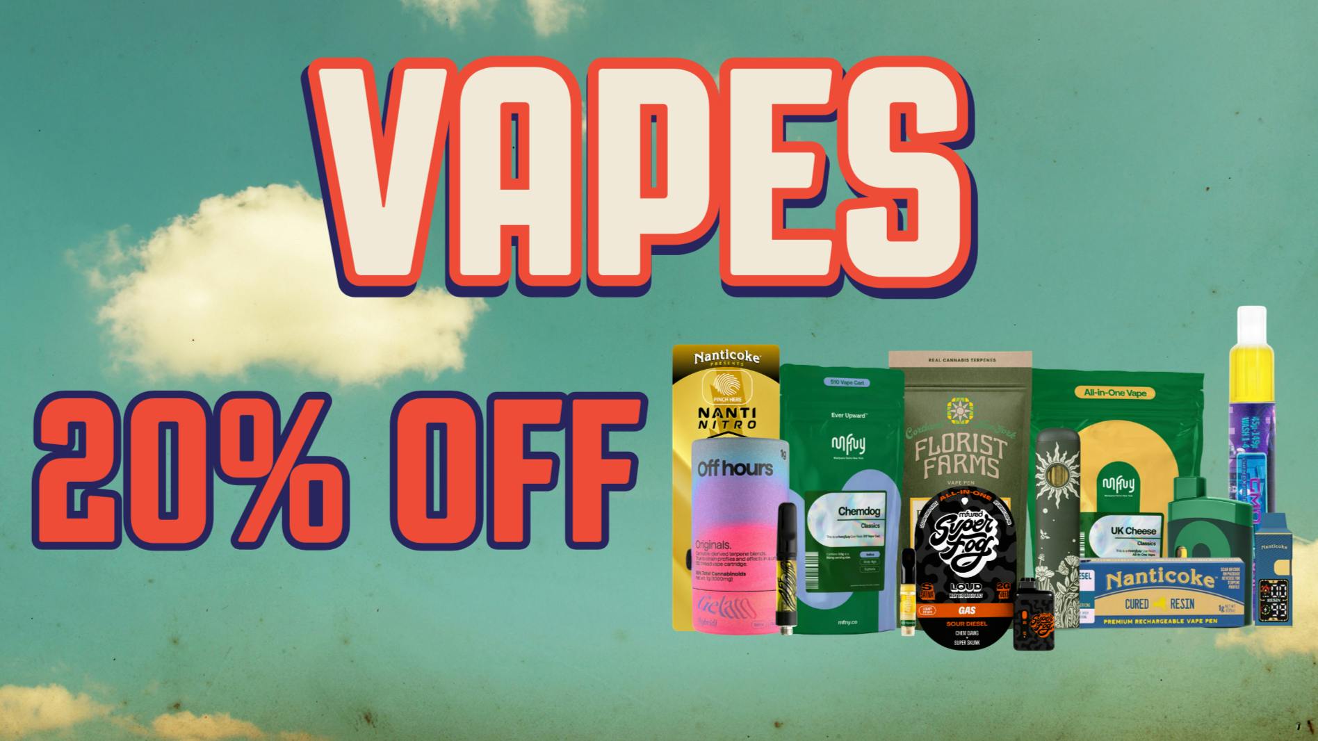 Carry-On Cannabis NY 20% Off All Vapes