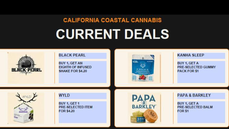 California Coastal Cannabis Delivery Customer Appreciation Sale