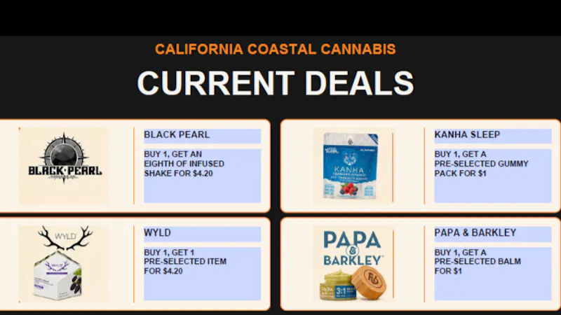 California Coastal Cannabis Delivery Customer Appreciation Sale