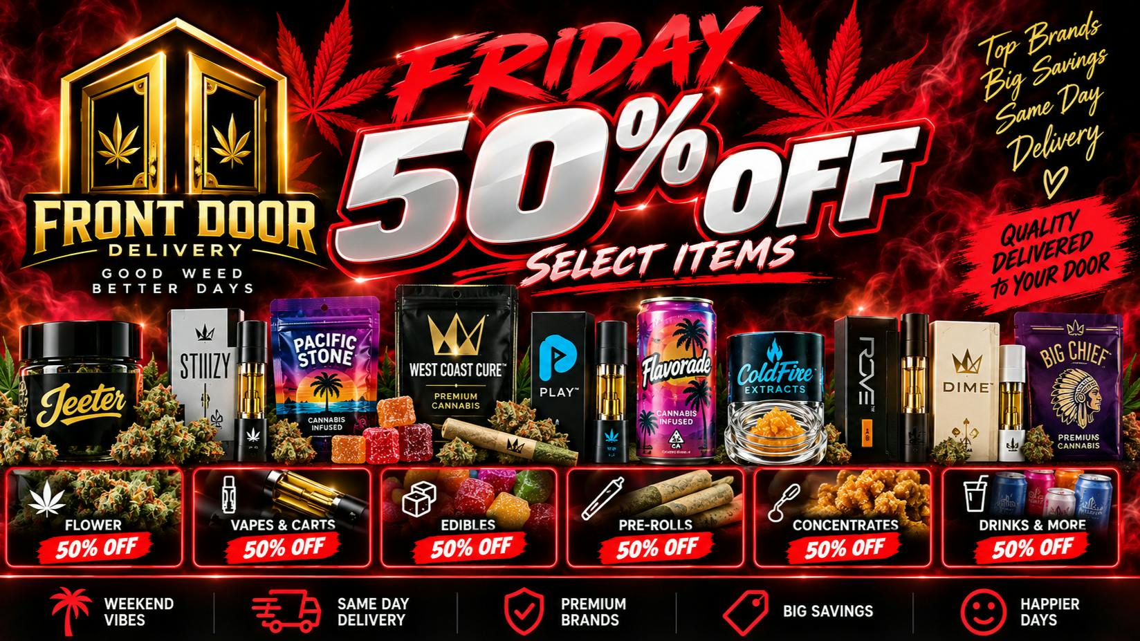 Front Door - Bakersfield FRIDAY 50 % OFF
