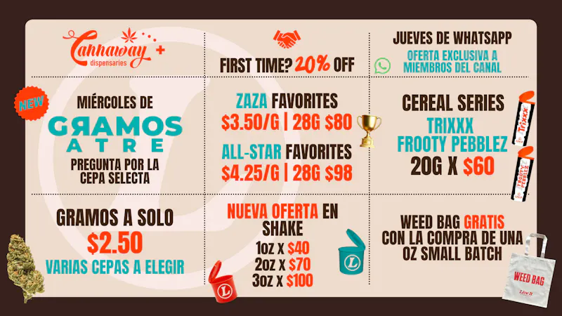 CannaWay G's a $2.50 | $3.50 | $4.25 🤩