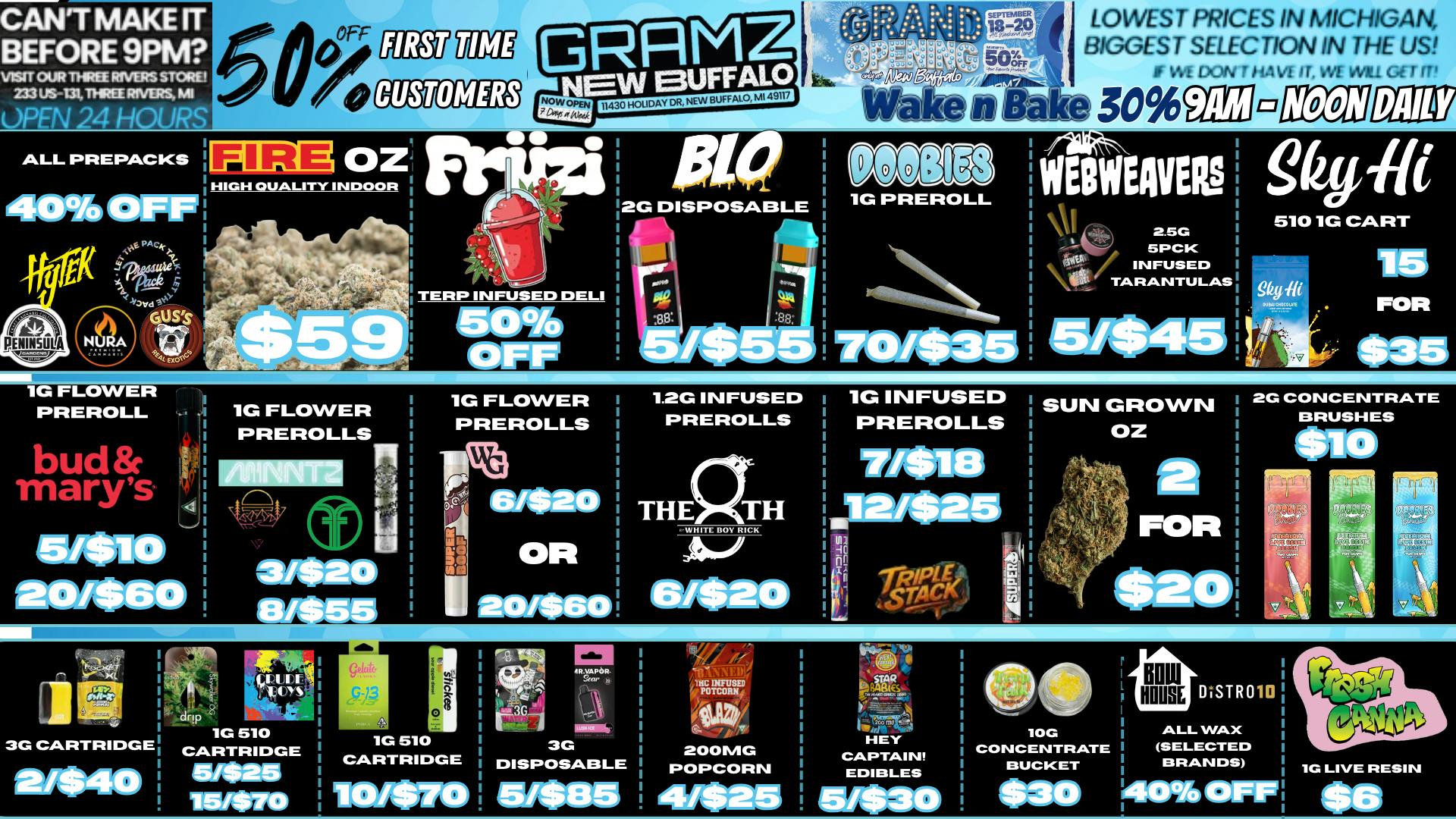 Gramz New Buffalo GRAMZ NEW BUFFALO | GRAND OPENING SEPT 18-20 🔥8