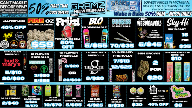 Gramz New Buffalo GRAMZ NEW BUFFALO | GRAND OPENING SEPT 18-20 🔥8