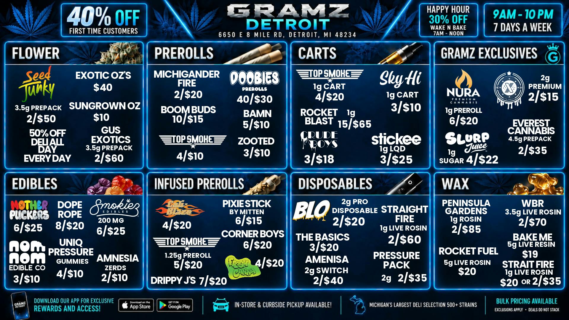 Gramz Cannabis Detroit 💥 GRAMZ Detroit: 40% Off First Visit