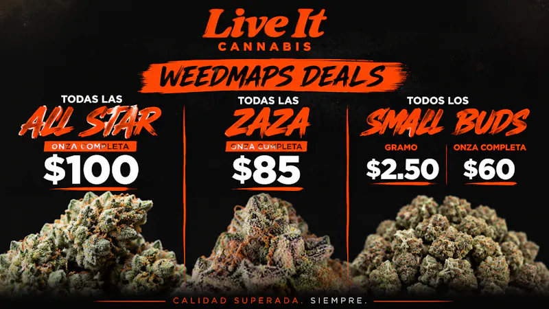 Caribbean Weed ALL STAR $100 • ZAZA $85 • SMALL BUDS DESDE $2.50