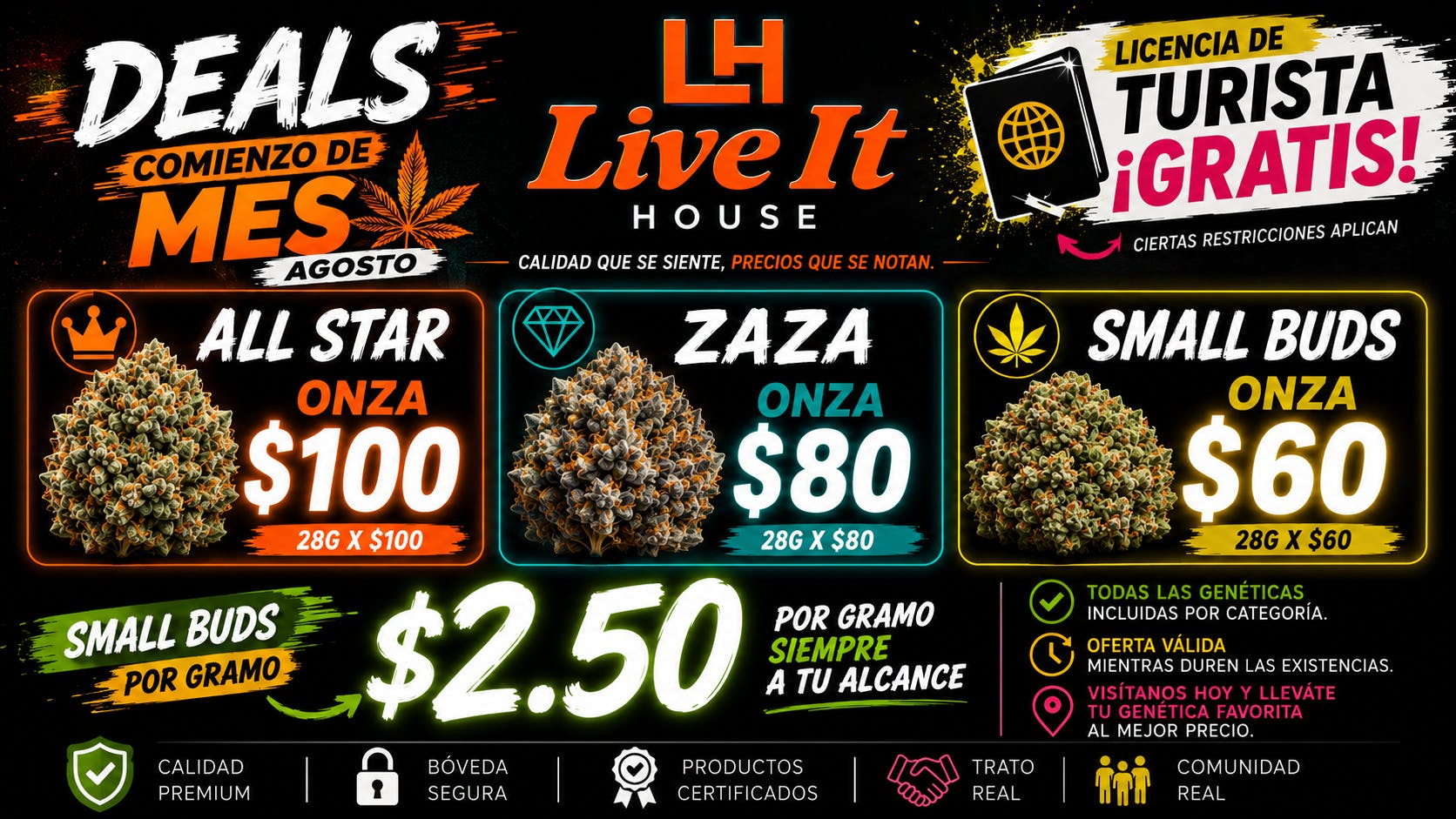 Caribbean Weed 🔥MEGA DEALS – FLORES DESDE $2.50🔥