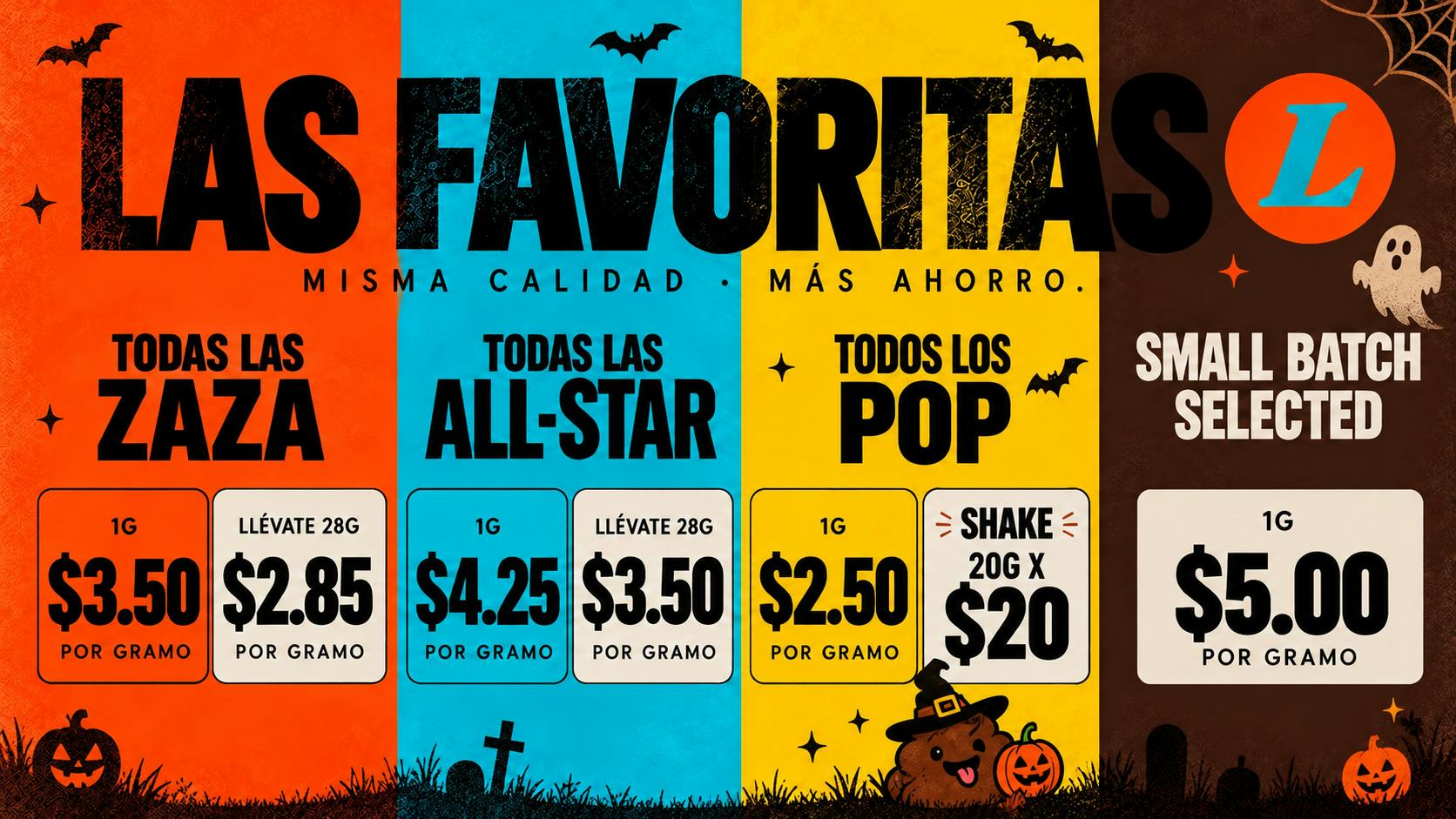 Caribbean Weed 🔥Todos los G's a $4.25, $3.50 y $2.50👀