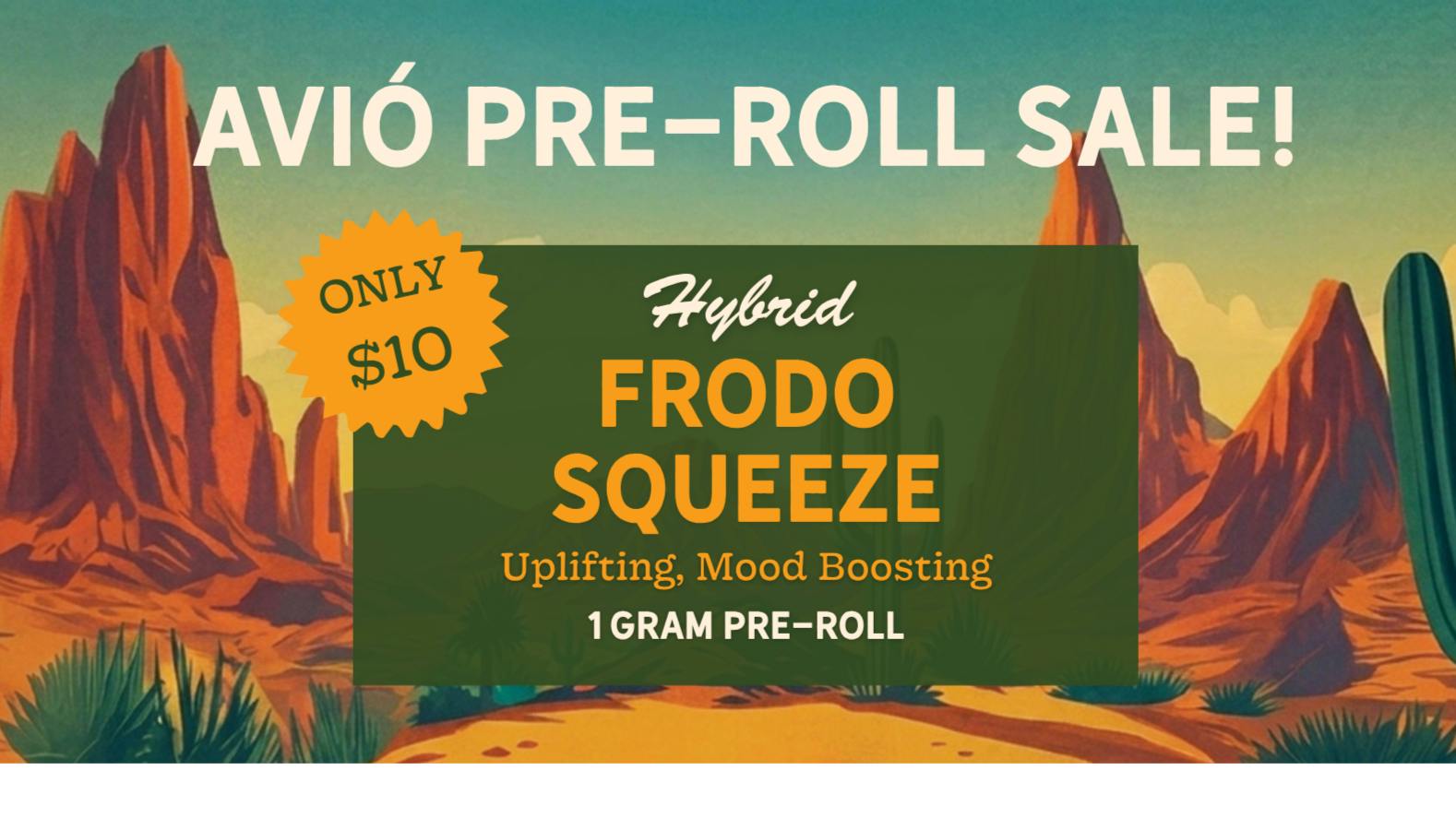 Do Be Kind $10 Avió Frodo Squeeze 1G Pre-Roll