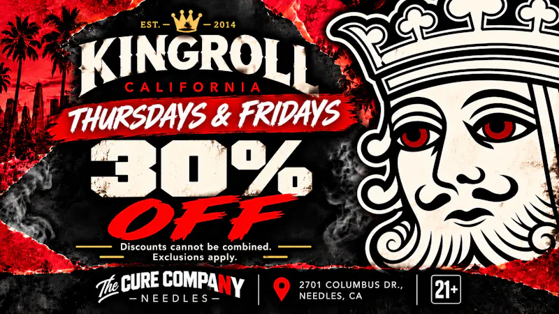 The Cure Company Needles KingRoll 30% Off Thursday & Friday