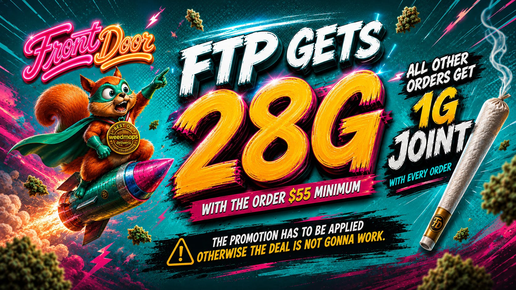 Front Door - Victorville FTP GETS 28G - All Others Get The Tiers + Specials