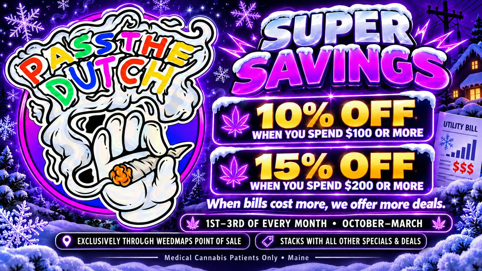 Pass the Dutch - Curbside Pickup / 24 Hour Delivery! Super Savings 1st - 3rd of Every Month!