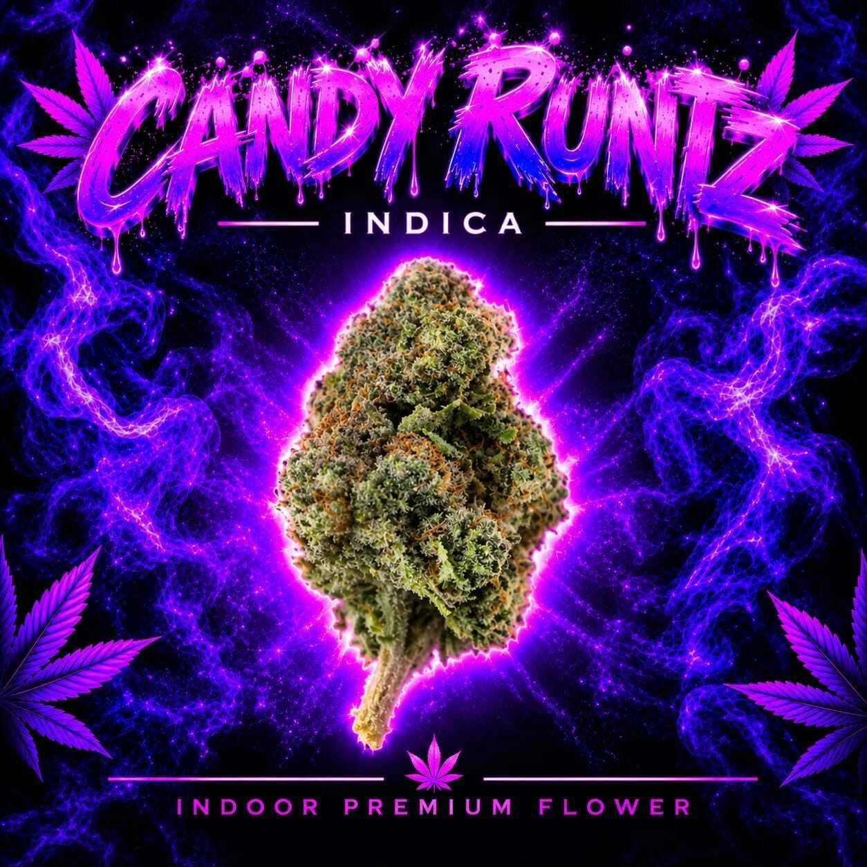CANDY RUNTZ - PREMIUM INDOOR FLOWER 28 g 1 oz (HYBRID-INDICA)