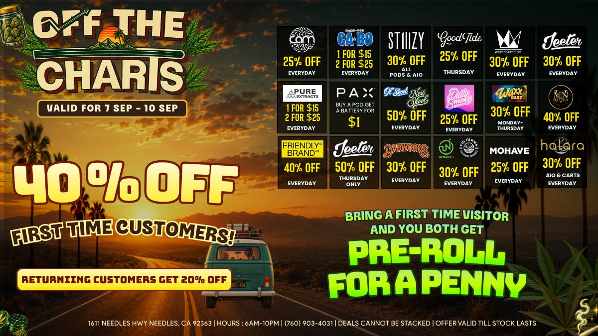 Off The Charts - Needles 🔥💚WE’RE BRINGING THE VIBES & THE DEALS💚🔥