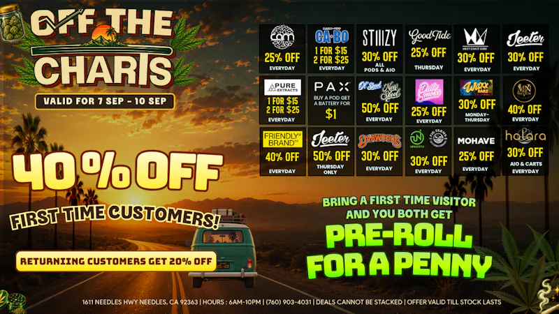 Off The Charts - Needles 🔥💚WE’RE BRINGING THE VIBES & THE DEALS💚🔥