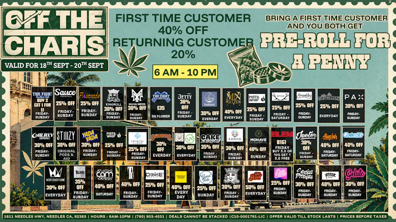 Off The Charts - Needles 💸GET LIFTED BEFORE YOUR WALLET GETS OFFENDED💸