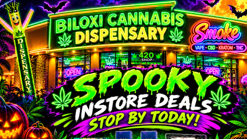 Biloxi Cannabis Dispensary 🕸️🌿 Don't ghost us — come see what's brewing! 🧙