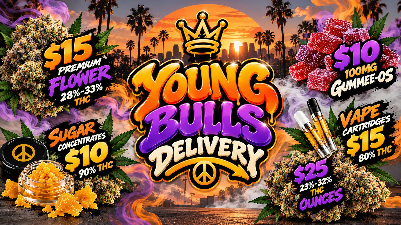 Young Bulls Delivery - Richmond 💰 $60 WORTH OF PRODUCTS FOR JUST $48!