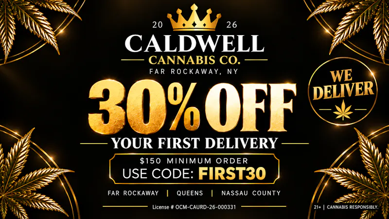 Caldwell Cannabis Co - Delivery 30% Off First time delivery