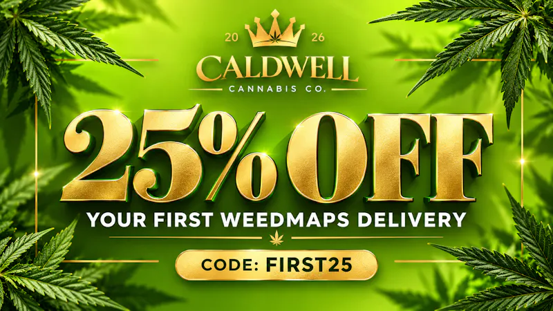 Caldwell Cannabis Co - Queens Delivery 25% OFF Your First Delivery