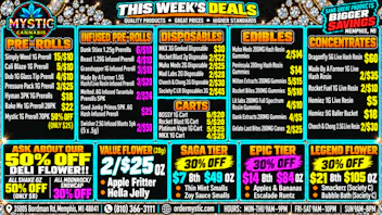 Mystic Cannabis of Memphis Mystic Cannabis - 50% off Deli Flower + MORE!!!!