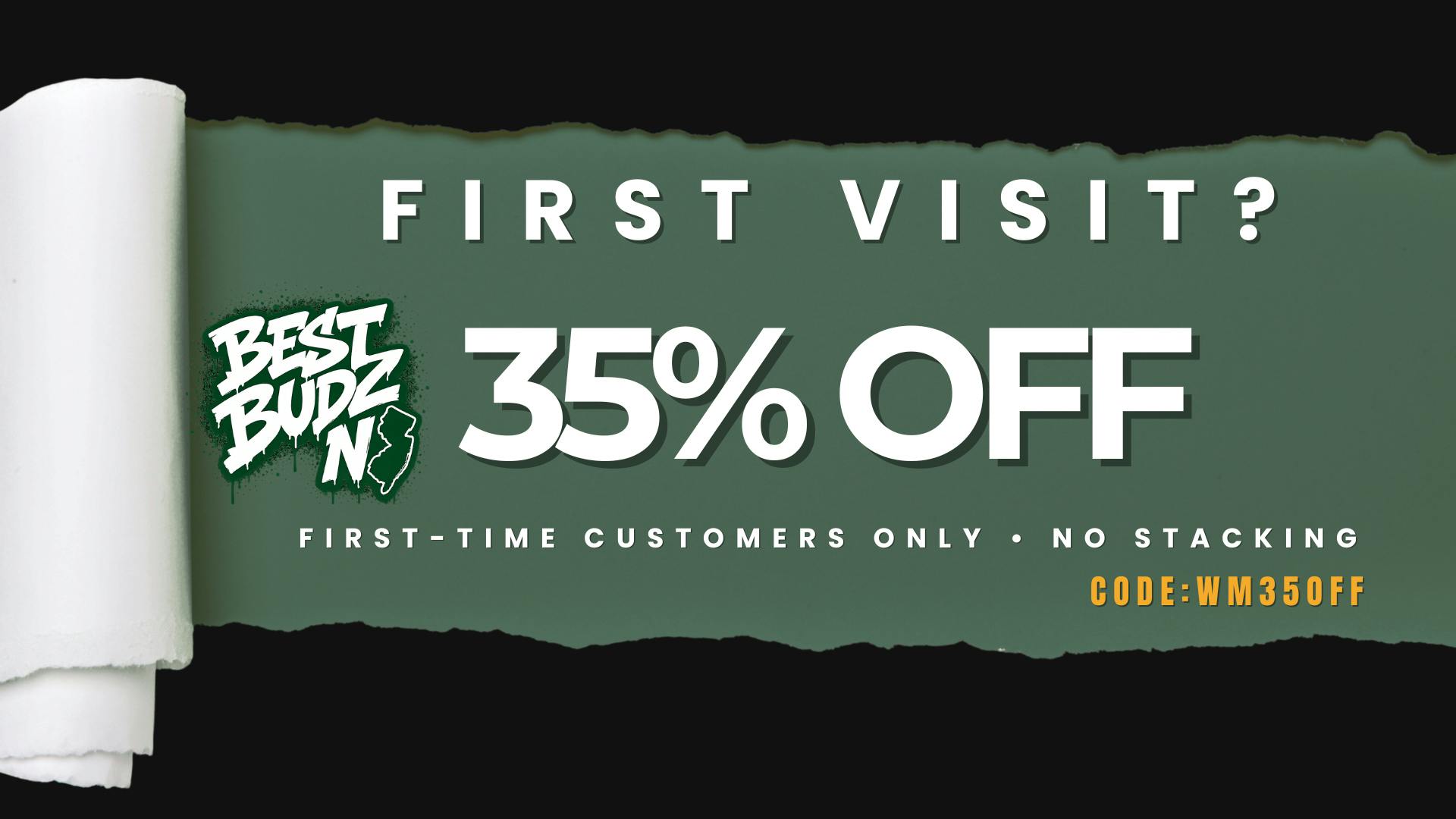 Best Budz NJ First Visit 35% Off