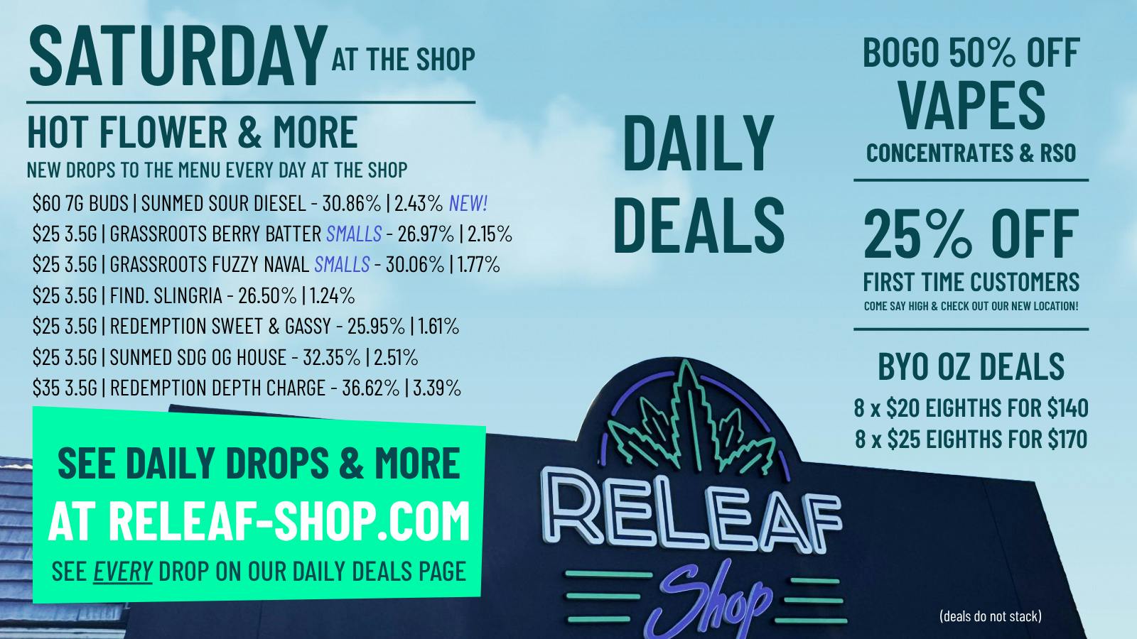 ReLeaf Shop - Eldersburg Saturday Drops & Spotlight