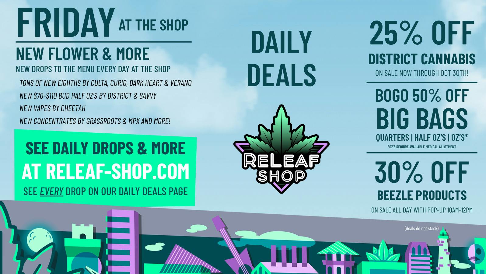 ReLeaf Shop - Baltimore Friday Drops & Deals