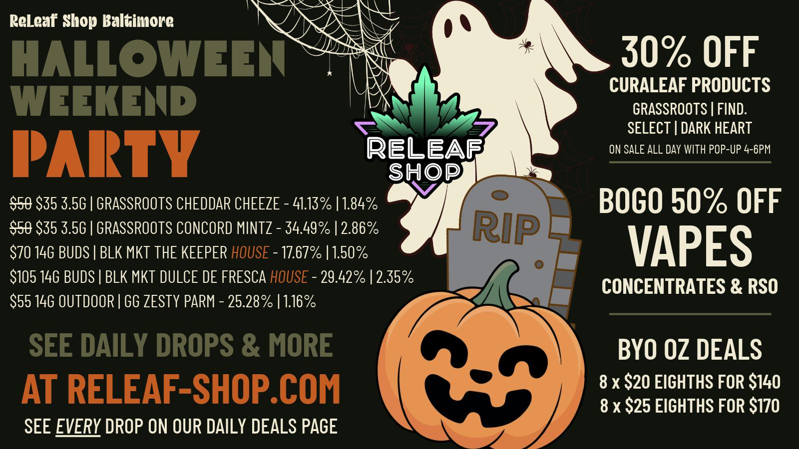 ReLeaf Shop - Baltimore Saturday Drops & Spotlight