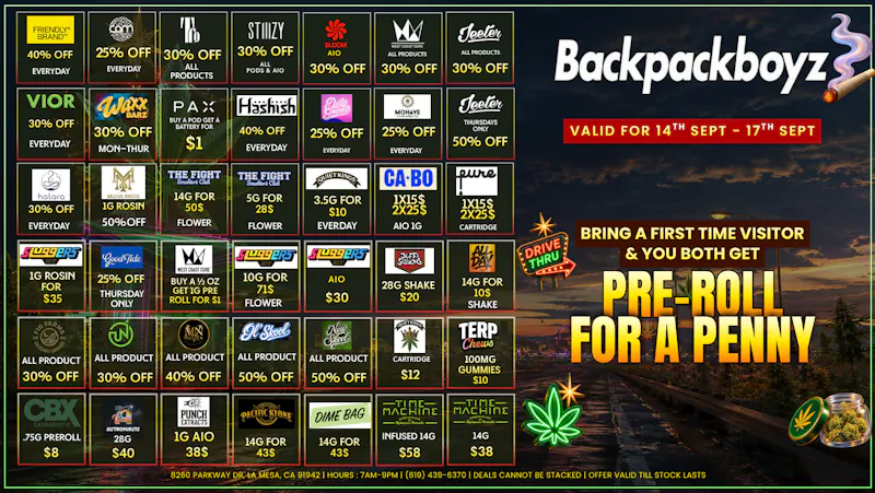 Backpack Boyz San Diego FTP RECIEVE 50% OFF
