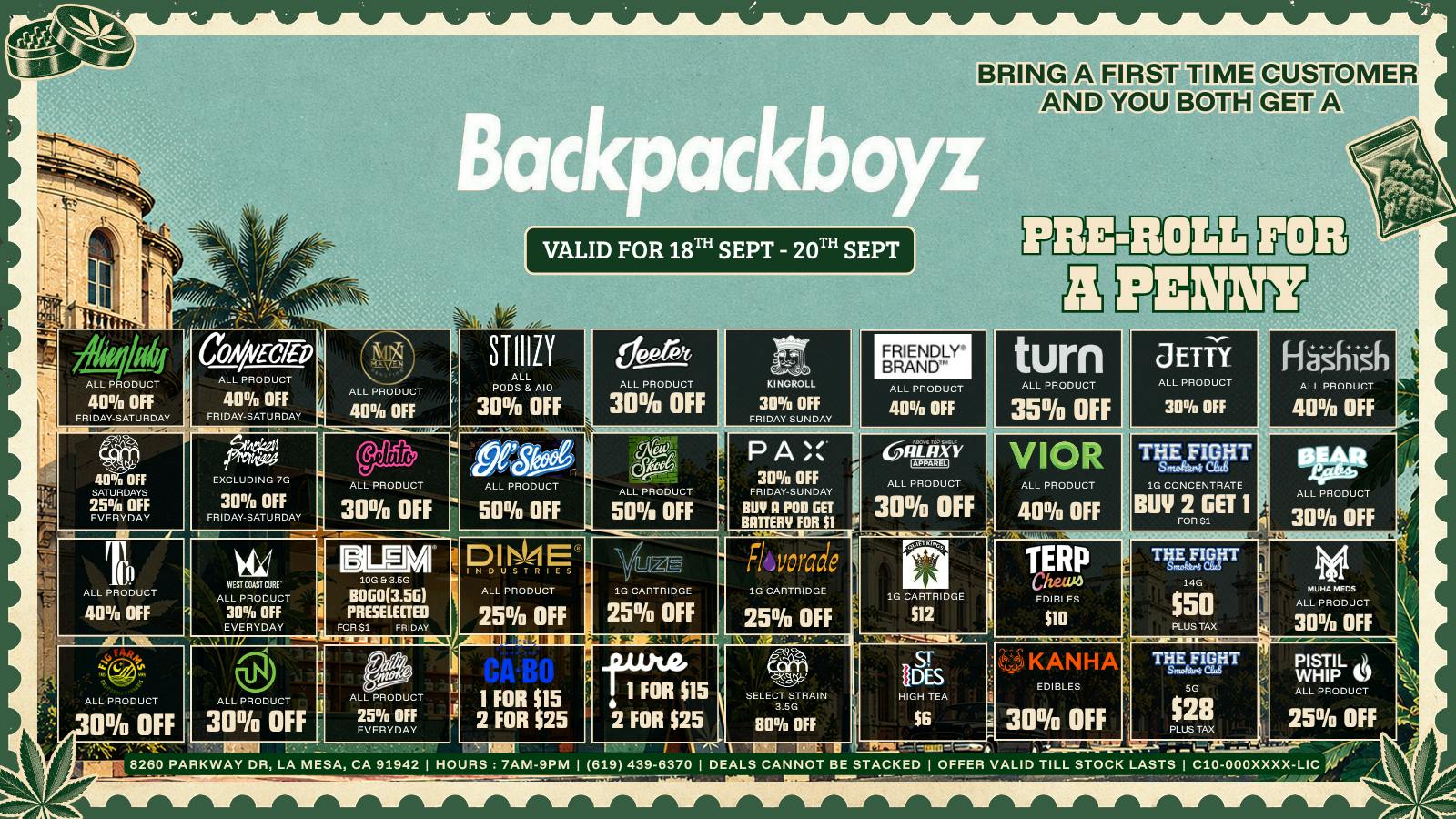Backpack Boyz San Diego 25% OFF RETURNING , 50% OFF FTP