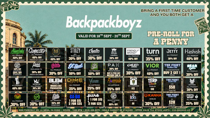 Backpack Boyz San Diego 25% OFF RETURNING , 50% OFF FTP