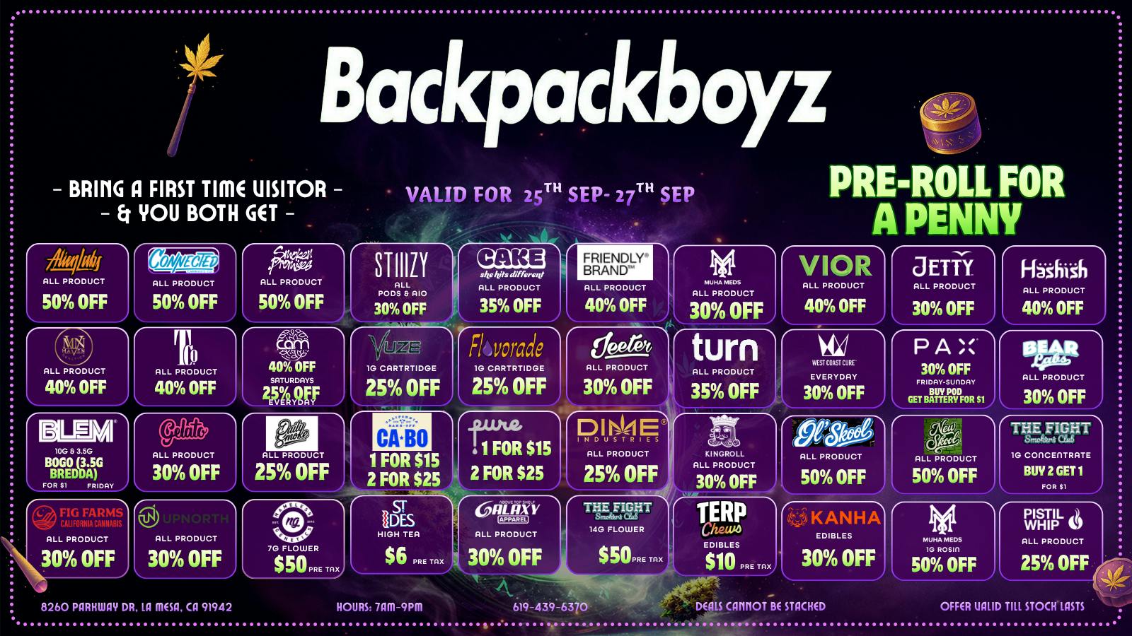 Backpack Boyz San Diego 25% OFF RETURNING , 50% OFF FTP