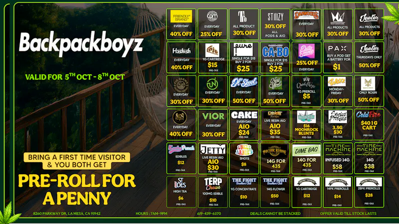 Backpack Boyz San Diego 25% OFF RETURNING , 50% OFF FTP