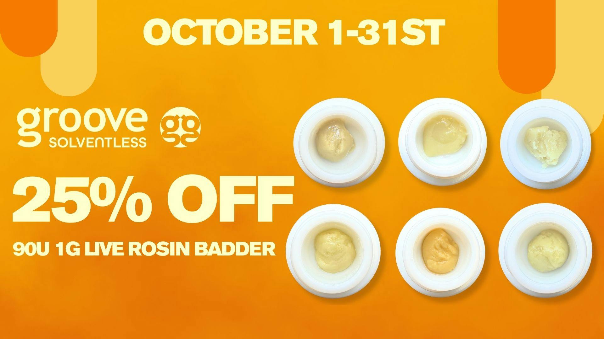 Lone Peak Cannabis Co. Laurel Groove 25% off Dabs Oct 1-31
