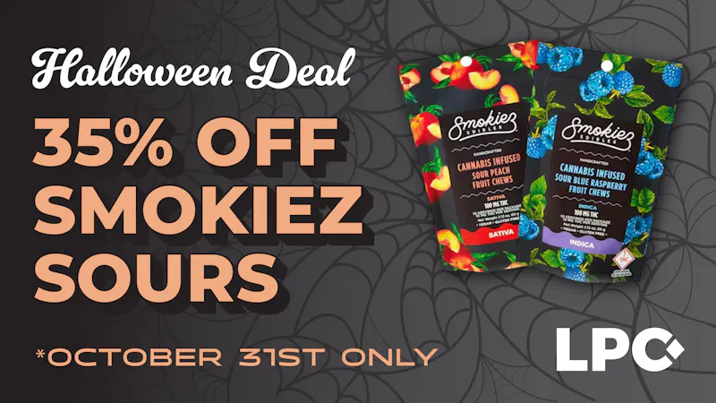 Lone Peak Cannabis Co. Laurel Halloween Deal - 30% Off Smokiez Sours