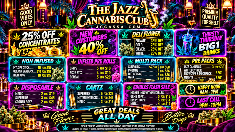 The Jazz Cannabis Club - Inkster BEST DEALS AROUND!!