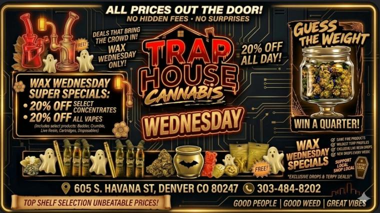 Traphouse Wax Wed. 20% Off