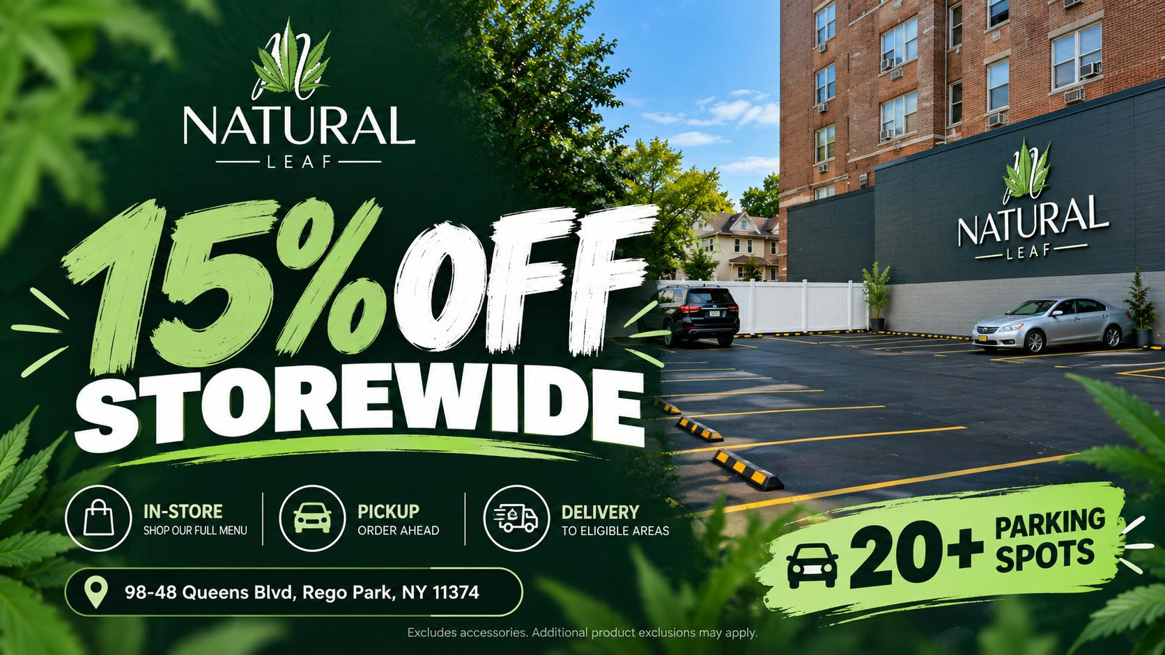 Natural Leaf Dispensary 🌿 15% OFF Storewide! 🌿