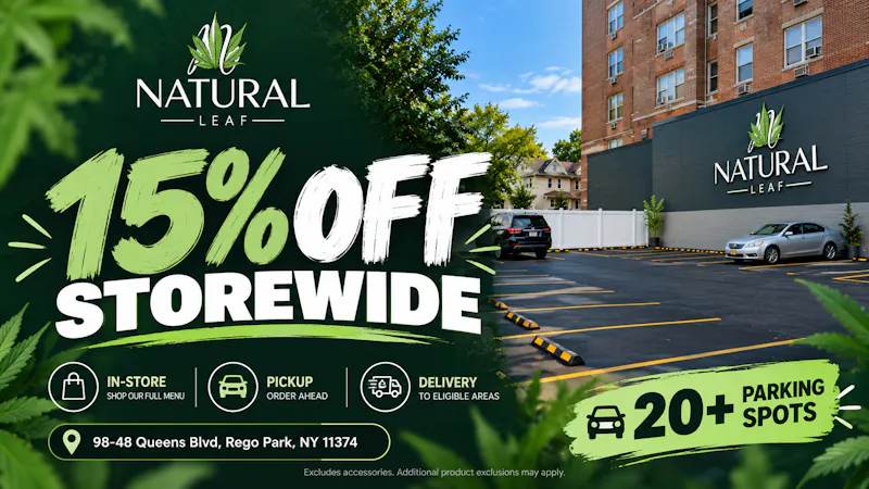 Natural Leaf Dispensary 🌿 15% OFF Storewide! 🌿