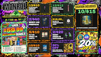 Pure Cannabis Outlet - Monroe $59 BUNDLE 🎃 HYMAN SALE 🎃 HAPPY HALLOWEED