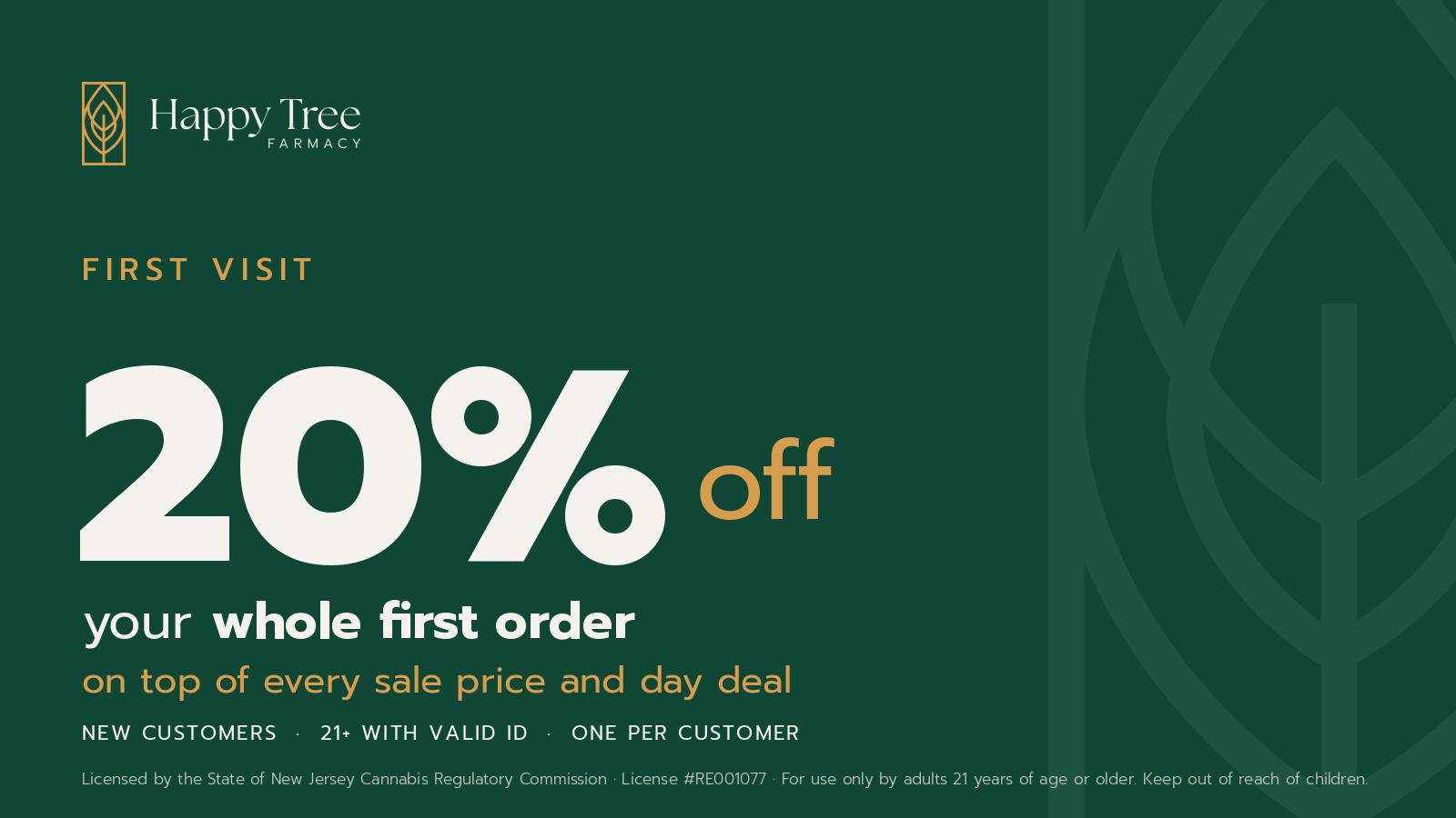 Happy Tree Farmacy 20% Off Your Whole First Order