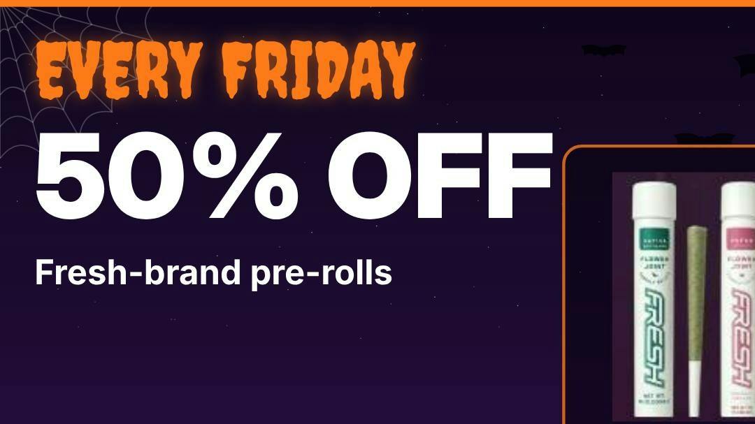 NAR Cannabis - Mount Laurel FRIDAYS: 50% OFF FRESH-BRAND PRE-ROLLS