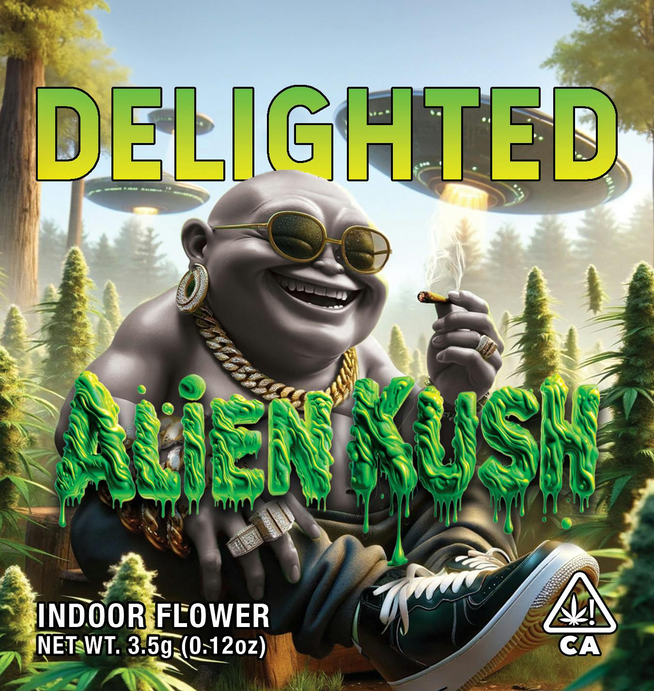 Delighted - Alien Kush | Premium Eighth - 1
