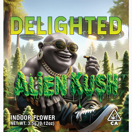 Delighted - Alien Kush | Premium Eighth - 1